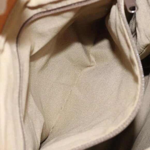 Burberrys Nova Check Blue Label Hand Bag Canvas Brown Auth ti2966 - Picture 13 of 16